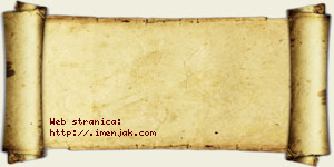 Atanasije Đaković vizit kartica